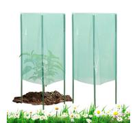 Générique Insulation Plant Covers, Frost Freeze Barrier, 2x3m Gardening Protector Sheet, Lightweight Fabric Plant Shield, Cover with Stand, Outdoor Garden Backyard Farm Flowers Fruit Berry Strawberry