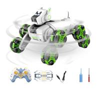 Générique Intelligent Robot Dog - 8-Wheel Remote Control Smart Pet | Gesture Sensing, Climbing & Transforming Rechargeable Toy for Kids & Adults, Interactive Robotic Dog with Double Control