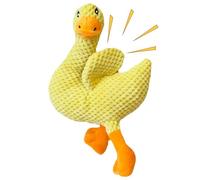 Générique Interactifs pour Chien - Canard en Peluche Accessoires pour Animaux | de Dentition pour Chien avec Couineur,pour Chiots de Petites Moyennes et Grandes Races Idéal à la Maison Voyage Usag