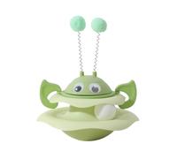 Générique Interactive 3-Layer Cat Toy Tower, Interactive 3-Layer Cat Toy Tower with Rotating Bee and Rolling Balls, Kitten Fun Mental Physical Exercise Puzzle Kitten Toys (Green-B)