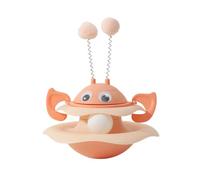 Générique Interactive 3-Layer Cat Toy Tower, Interactive 3-Layer Cat Toy Tower with Rotating Bee and Rolling Balls, Kitten Fun Mental Physical Exercise Puzzle Kitten Toys (Pink-B)