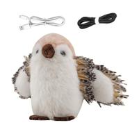 Générique Interactive Bird Toy, Cat Kitten Play Toy, Sound Motion Pet Toy, Colorful Plush Design Small Size for Indoor Fun, Entertainment Pets, Home Playtime, 6.69x3.94x3.94 inches