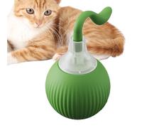 Générique Interactive Cat Ball, Motion Activated Toy, Rechargeable Smart Sphere, Automatic Rolling, Stimulates Hunting Instinct, 1 Piece, Gray, Green, Red, Perfect for Indoor Play and Exercise