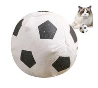 Générique Interactive Cat Ball Toy, Colorful Canvas Bite Ball, 3.15 inches Lightweight Teeth Cleaning Toys, Throwing Play Pet Supplies for Indoor Domestic Animals