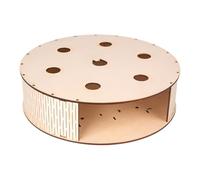 Générique Interactive Cat Puzzle Toy - Kitten Hunting Box Game with Scratcher for Indoor and Outdoor Use, Enrichment Pet Toy for Floor Play in Living Room Bedroom Or Patio Spaces