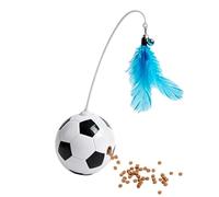 Générique Interactive Cat Toy - 10.5x10.5x24.5cm PP Food Dispenser Exercise Ball, Boredom Relief Enrichment Toy | Indoor Kitten Activity Feeder for Play Training Mental Stimulation Home Use