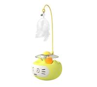 Générique Interactive Cat Toy - 27x11x11cm Kitten Wobble Puzzle Ball with Feathers | Cat Teasing Ball Toy | Cats Toys for Exercise Training Home Stress Relief Entertainment Indoor Outdoor Daily