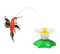 Générique Interactive Cat Toy, Automatic Kitten Teaser, 3.15x2.2in Electric Bird Butterfly Toy, 360° Rotating Pet Teaser, Indoor Exercise Accessory for Bored Pets, Fun Kitty Game
