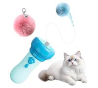 Générique Interactive Cat Toy - Automatic Teaser Wand | Retractable | Automatic Retractable Teaser With Plush And ABS Construction For Indoor Play, Exercise And Mental Stimulation