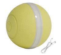 Générique Interactive Cat Toy Ball - Rechargeable Smart Jumping Toys | Obstacle Avoidance Rolling Cats Balls with LED Light for Active Play Exercise Entertainment Toyss Balll Indoor Hunting