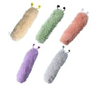 Générique Interactive Cat Toy, Catnip Plush Doll, 14.17x3.15in Compact Caterpillar-Shaped Chew, Bite-Resistant Authentic Design, Multissize Suitable for Kitten Exercise Playtime Use