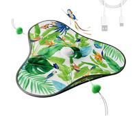 Générique Interactive Cat Toy, Quiet Game with Moving Concealed Teasers, Rechargeable Stimulating Cat Toys for Apartment, Corner, Alone Time, Play Area, Home, Living Room