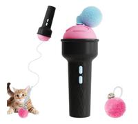 Générique Interactive Cat Toy | Self-Play Teasing with Ice Cream Design | Electric Cat Teaser for Pet Enrichment Indoor Play Kitten Exercise