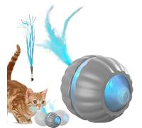 Générique Interactive Cat Toy, Smart Electric Rolling Ball, Motion Activated Pet Accessory with Lights and USB Recharge, 1 Piece, Excellent for Indoor Play, Exercise, Boredom