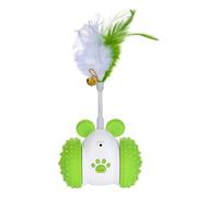 Générique Interactive Cat Toy, Smart Rechargeable Electric Game, Moving Wand with Teaser, Engaging Funny Exercise Toy, for Kitten Training, Indoor Pet Playtime, and Home Entertainment