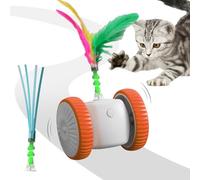 Générique Interactive Cat Toys | Automatic Cat Playmate | Cat Exercise Toy | Intelligent Kitten Toy | Cat Mental Stimulation Toy Engaging Automatic Play ABS for Kittens Best Active Cat Toys