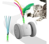 Générique Interactive Cat Toys | Automatic Cat Playmate | Cat Exercise Toy | Intelligent Kitten Toy | Cat Mental Stimulation Toy Engaging Automatic Play ABS for Kittens Best Active Cat Toys