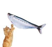 Générique Interactive Cat Toys for Indoor, Smart Automatic Fish Toy, Electric Fun Interaction, Boredom Buster, Exercise Solution for All Breeds, Engaging Pet Activity, 7.28x1.57x0.79 inches