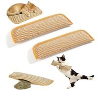 Générique Interactive Catnip Chew Toy - Catnip Pillow Toy with 6000mg Organic Catnips, Soft Sisal Material Indoor Kitten Scratching, Bite-Resistant Teething Toy, Soft Hemp Scratching Post (Small*2)