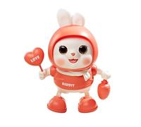 Générique Interactive Dancing Bunny - Electric Musical Rabbit, 8 inches Crawling Toy with Lights, Durable Animal Toy, Kids Toys with Fun Music, Playroom Bedroom Nursery Living Room