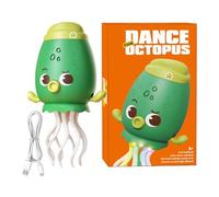 Générique Interactive Dancing Octopus Toy, Light-up Music Figure, Obstacle Avoidance Robot for Kids Toddler Preschool Bedtime Nursery, Fun Easter Gift with Sound and Movement, 7.87x4.53 inches