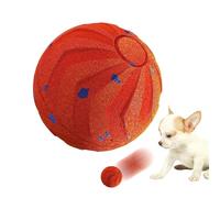 Générique Interactive Dog Ball - Electric Dog Toys to Keep Them Busy | USB Rechargeable Pet Toy Ball | Automatic Bouncing, Rolling Smart Moving, for Garden Living Room Patio Park Lawn Backyard