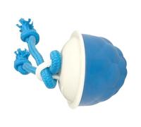 Générique Interactive Dog Ball, Motion Activated Automatic Rolling Toy with Light Sound, Pet Enrichment and Aggressive Chewers Suitable for Any Breeds Indoor Outdoor Play, Red, 8.5x7cm