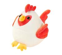Générique Interactive Dog Ball Plush, Chicken Toys Sound, 16.4/15.4/11.6 inches, Rechargeable Motion Toy, Moving Squeaker Game Design for Small Dogs, Playful Cats, White and Yellow