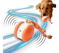 Générique Interactive Dog Rolling Ball, Automatic Pet Ball, Intelligent Electric Toy for Training, Exercise, Entertainment, Indoor and Outdoor Play (#A)