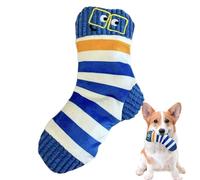 Générique Interactive Dog Toy - Squeaky Chew Tear Resistant Pet Plaything | Fun Sound Making Puppy Training with Bite Friendly Texture Entertainment for Beach, Lawn, Garden, Park