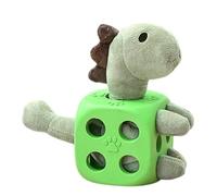 Générique Interactive Dog Toy - Squeaky Dinosaur Puzzle, Treat Dispenser