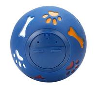 Générique Interactive Dog Toy Treat Dispenser, Food Dispenser Dog Ball, Tough Chewing Toys for Small, Medium, Large Dogs and Puppies, Pet Balls for Training, 11 cm, Red and Bue