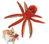 Générique Interactive Dog Toy with Squeaker, Plush Octopus Chewer for Puppies, Tug-of-War and Play, Mental Stimulation, Exercise, Training, Fun Sturdy Dog Toy, Home and Outdoor Use