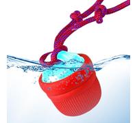 Générique Interactive Dog Toys - 4.57 inch Automatic Moving Ball | Waterproof Bite-Resistant Chew Toy with Rope, Play Stage Toy for Small Medium Large Puppy, Home Indoor Outdoor Pool