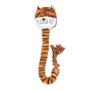 Générique Interactive Dog Toys - Rope Chew Play for Garden | Fiber Material with Plush Texture, Crinkle Sound Effect, Tug of War Helper, Puppy Training Accessory, Outdoor Indoor Fun