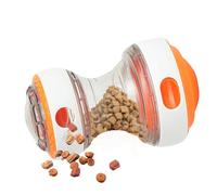 Générique Interactive Dog Treat, Puppy Puzzle Feeder, Rolling Treat Dispenser, Slow Feeder Training Toy with Adjustable Difficulty for Puppies, Small Breeds, Or Larger Dogs