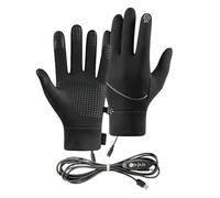 Générique Interactive Heated Gloves, USB Warming Mittens, Touchscreen Thermal Wear, Responsive Windproof Shell, Ideal for Waterproof Layer, Ideal for Outdoor Sports, Running, Hiking, Skiing, Snow Use