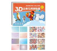 Générique Interactive Jigsaw Board Games - Arts Craft Collage, Educational Toy Set | Geometric Shape Crafting Kit, Creative Hands On Activity For Kindergarten School Nursery Birthday Christmas Boys