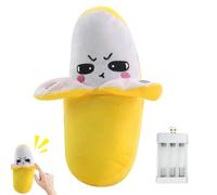 Générique Interactive Musical Plush Toy - Educational Fruit Doll Figurine for Playful Learning | Soft Musical Stuffed Toy for Boys Girls Preschoolers Bedroom Living Room Party Travel Companion