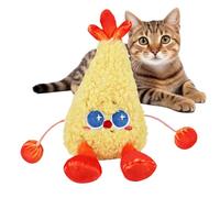 Générique Interactive Plush Cat Toys - Smart Swinging Plush Animal | Stimulating Cat Toys | Touch Activated Kitten Play Boredom Exercise Entertainment Hunting