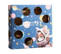 Générique Interactive Puzzle Box for Cats, Intelligent Cat Scratcher Toy, Electric Feather Teaser for Indoor Cats, Whack-a-Mole Style Cat Game, Engaging Kitten Toys for Hours of Fun and Exercise