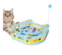 Générique Interactive Puzzle Maze Box, Cat Puzzle Toy, Cat Mental Stimulation Toys, Wooden Foraging Maze for Kittens Home Living Room Play Area Apartment Behavior Training Alone Time After Meal