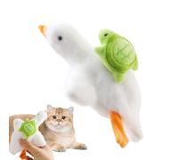 Générique Interactive Toy, Cat Plush, Flapping Doll, USB Powered, Touch Activated, 3.15x5.91 inches, Chewing Safe Design, Electric Movement, for Kitten Playtime Accessory, Small Medium Large Use