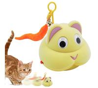 Générique Interactive Toys, Electric Motion Pet Entertainment, Cat Enrichment Play 3.54x3.15x2.56 inches, Chewing Light-Up Feature, Stimulates Instincts, Ideal for Kittens, Indoor Hunting
