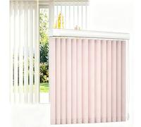 Générique Intérieur Fenêtres Store Californien Vertical Occultant, Rideau Coulissant à Lamelles pour Terrasse, Stores à Lamelle Verticale Protection de la Vie Privée 50 115 140 175 210 270 cm(Rose)