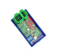 Générique Interrupteur d'allumage CDI haute performance modifié et réglable pour moto GY6-125, type puce AC/DC(Blue shell (for AC))