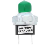 Générique Interrupteur de Compresseur D'air Multi-usage Compact en Métal et Tpfe, Contrôle Précis Pression Air 90-120psi, Adapté aux Gaz et Huiles en Espaces Restreints