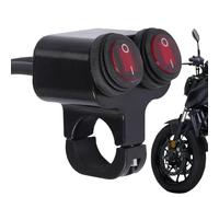 Générique Interrupteur de Phare pour Guidon,Étanche Installation Facile | Commutateur de Projecteur Motocyclette | pour Conduite Voyage Urbain Adultes Passionnés