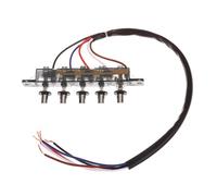 Générique Interrupteur universel à 5 boutons for hotte de cuisinière, 1 pièce, contrôleur de panneau de commande, accessoires for hotte de cuisinière