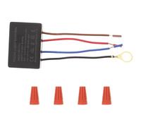 Générique Interrupteur Variateur Tactile 4 Niveaux pour Lampe de Table LED Module de Remplacement 4 Capuchons de Connexion Commande Lumineuse Réglable pour Éclairage Bureau et Lecture